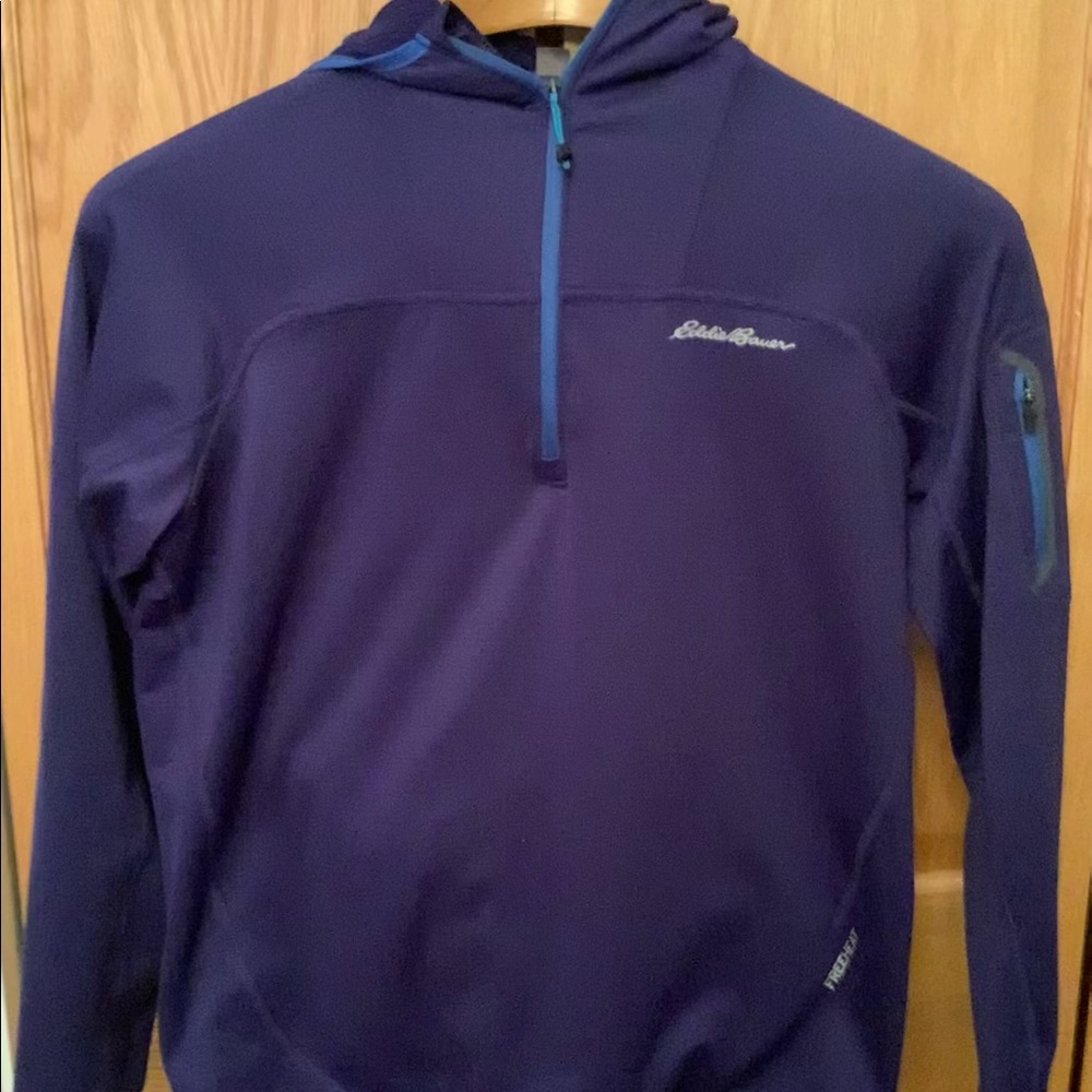 Eddie Bauer Purple Thermal Sweatshirt